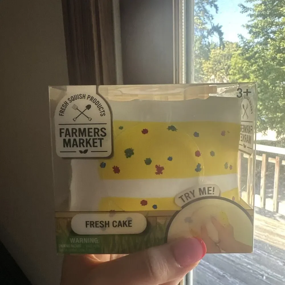 Sunny Days Fresh Squish Farmers Market Cake Squishy Stress Toy New Sealed